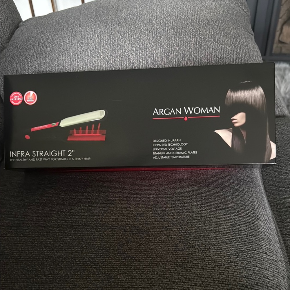 Infra Straight 2" Hair Straightener - Black